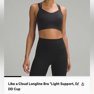 lululemon like a cloud long line bra